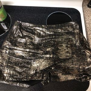 Beautiful black and gold skort